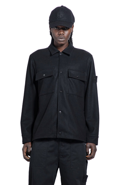 Antonioli STONE ISLAND MAN BLACK JACKETS