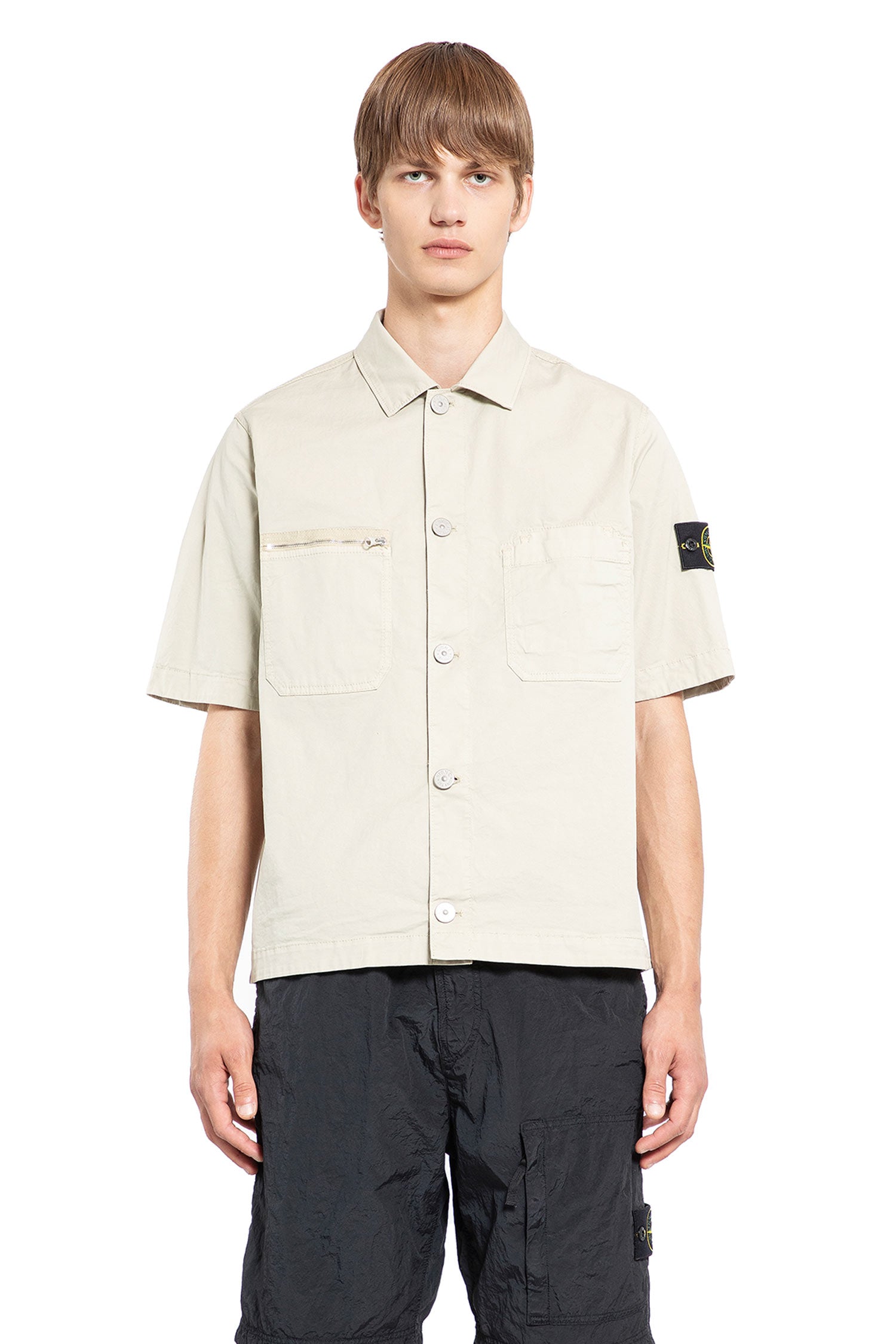 STONE ISLAND MAN BLACK SHIRTS