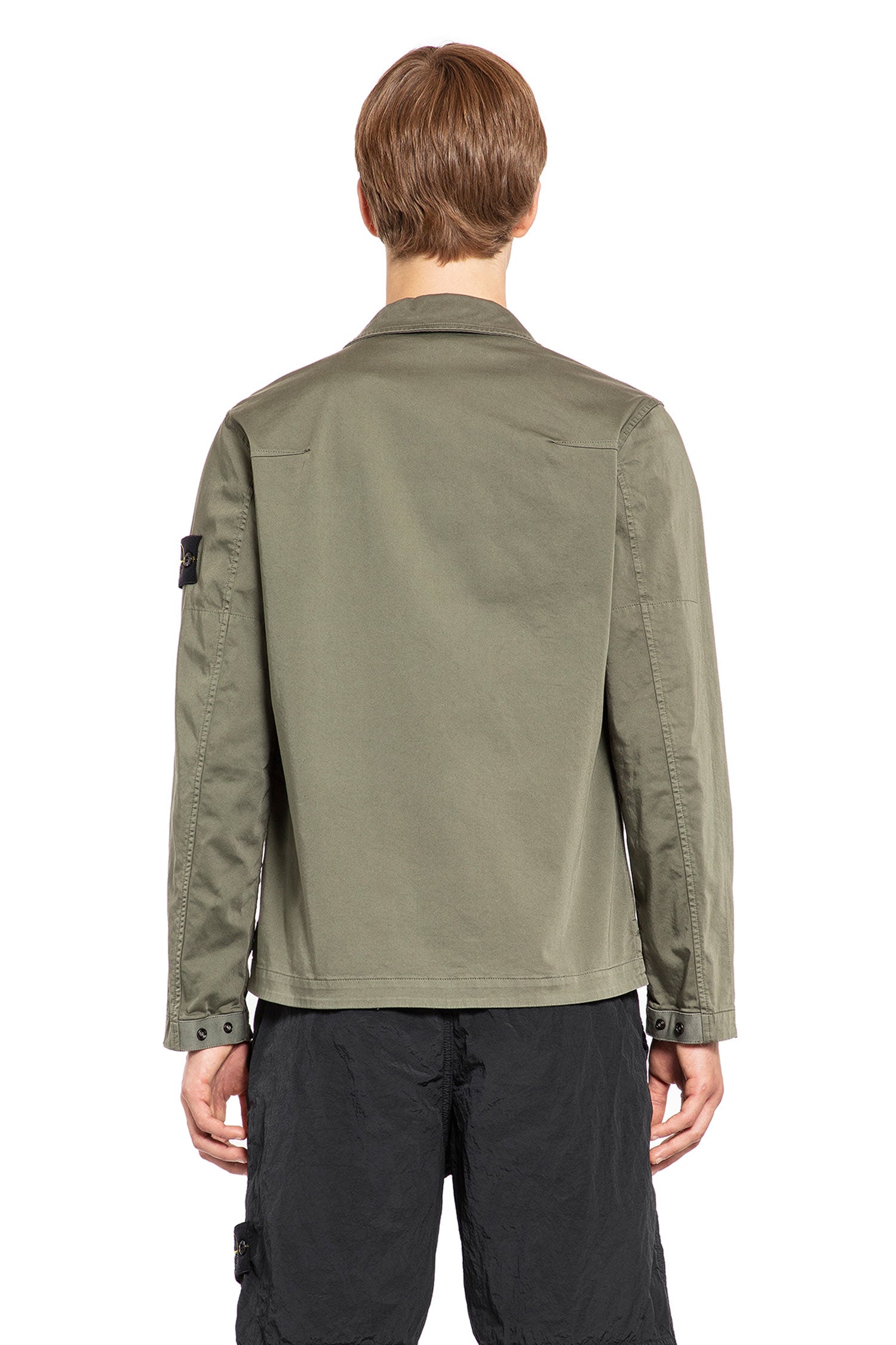 STONE ISLAND MAN GREEN JACKETS