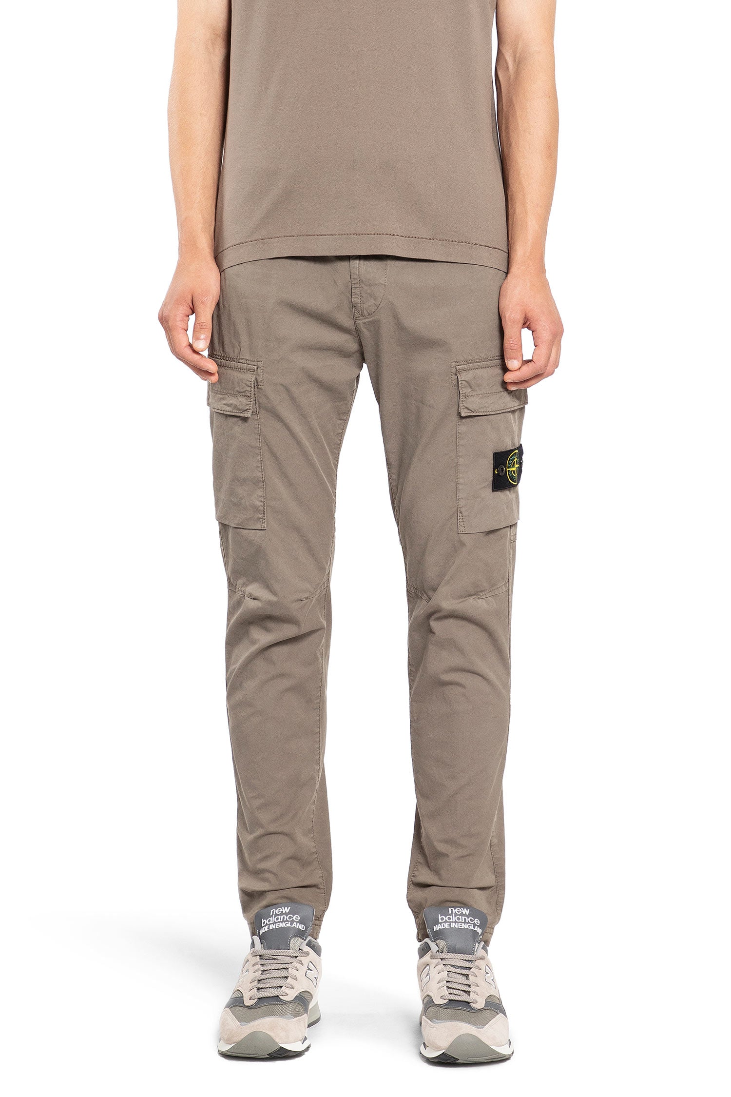 STONE ISLAND MAN BROWN TROUSERS