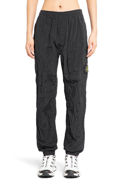 STONE ISLAND MAN BLACK TROUSERS