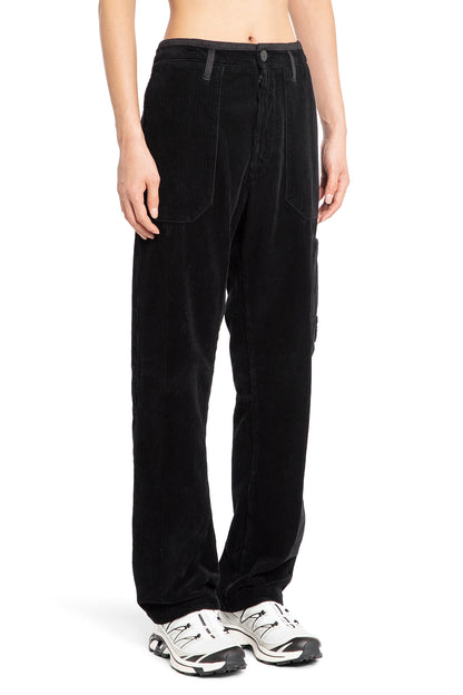 STONE ISLAND MAN BLACK TROUSERS