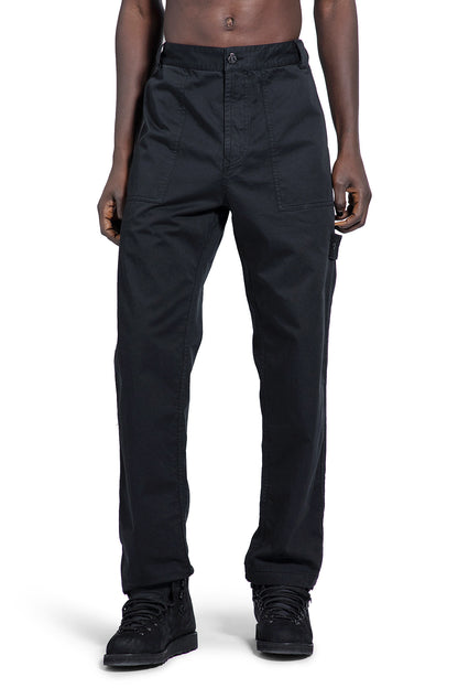 STONE ISLAND MAN BLACK TROUSERS