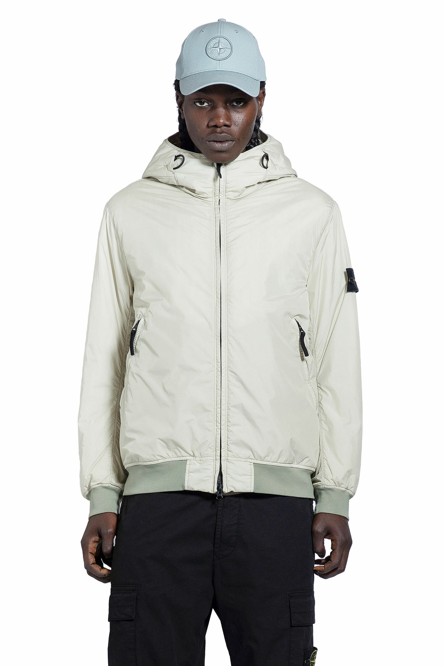 STONE ISLAND MAN GREEN JACKETS