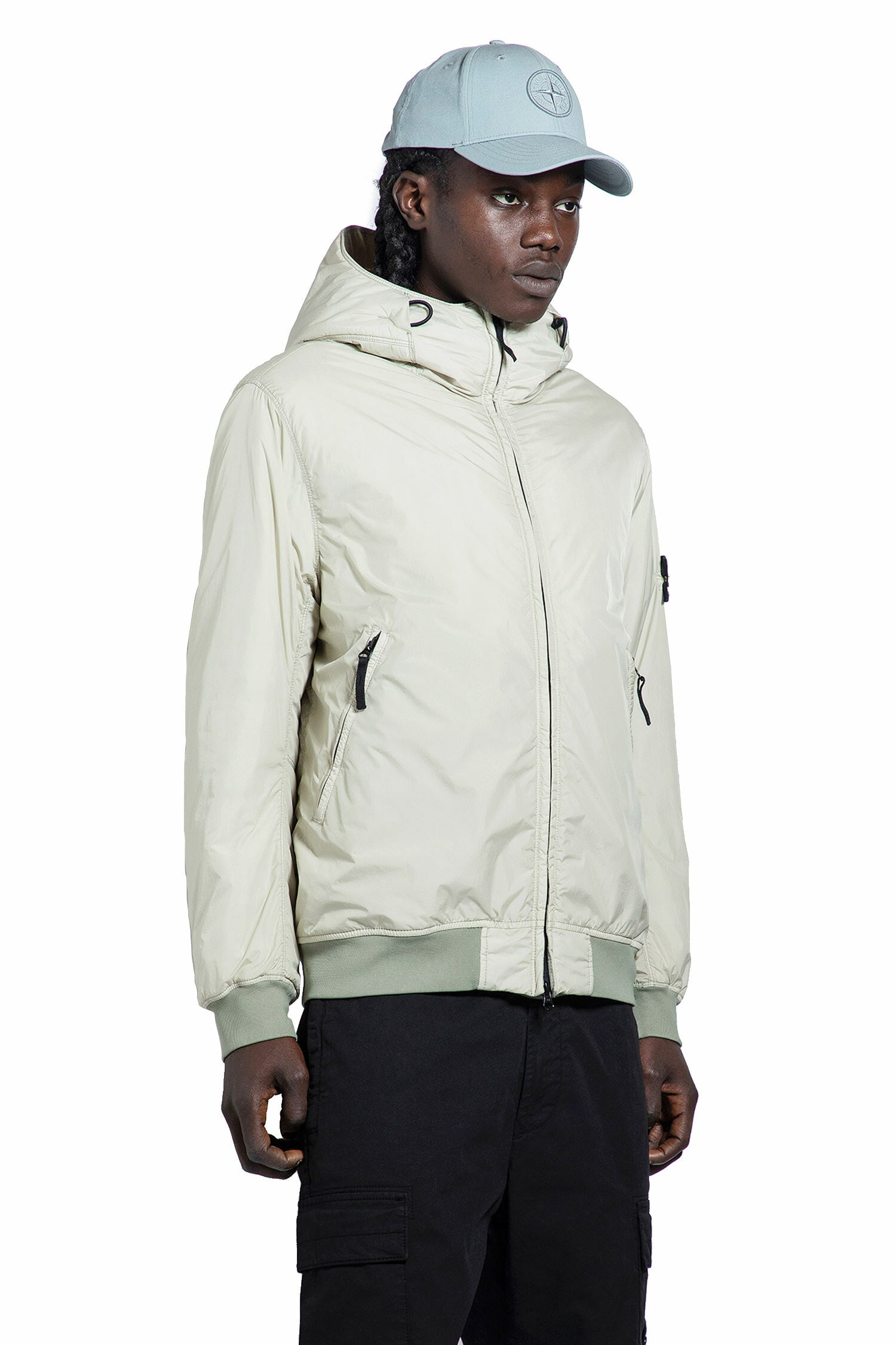 STONE ISLAND MAN GREEN JACKETS