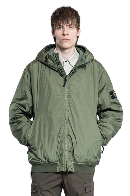 STONE ISLAND MAN GREEN JACKETS