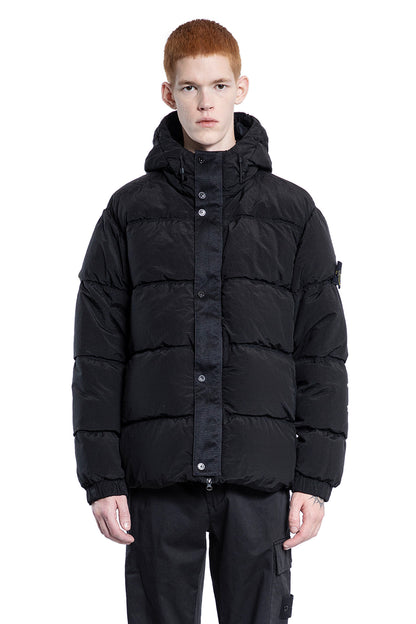 STONE ISLAND MAN BLACK JACKETS