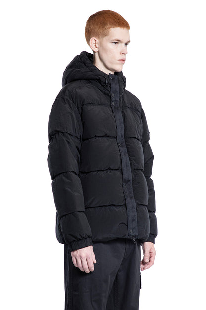 STONE ISLAND MAN BLACK JACKETS