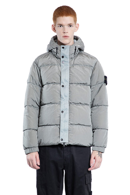 STONE ISLAND MAN GREY JACKETS