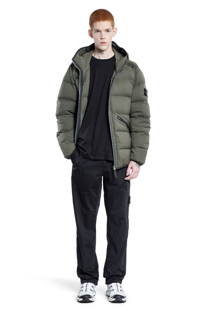 STONE ISLAND MAN GREEN JACKETS