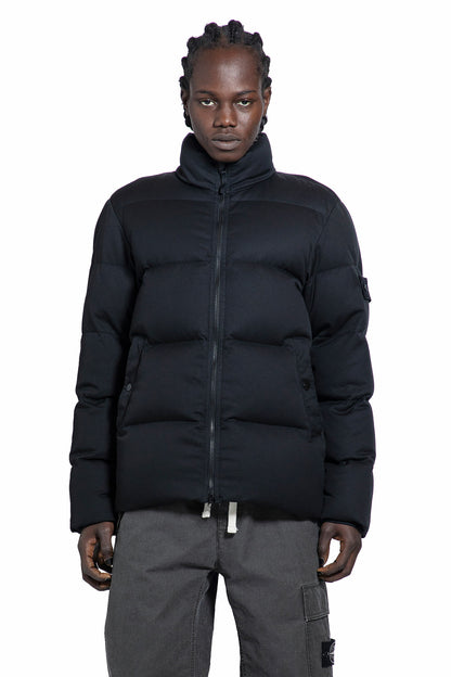 STONE ISLAND MAN BLACK JACKETS