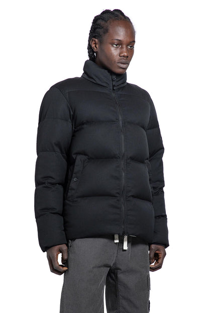 STONE ISLAND MAN BLACK JACKETS