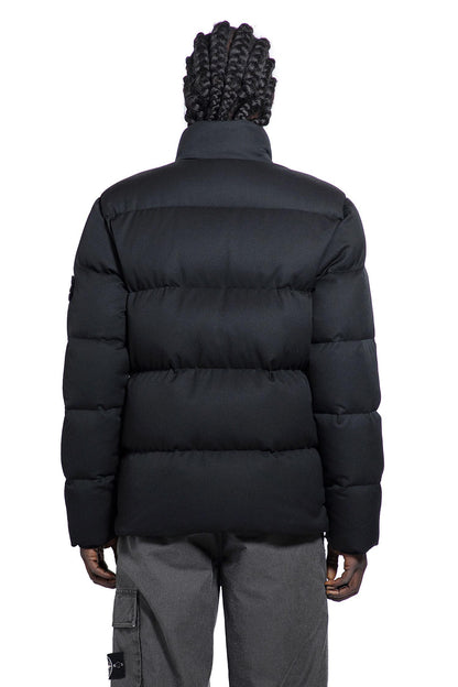 STONE ISLAND MAN BLACK JACKETS