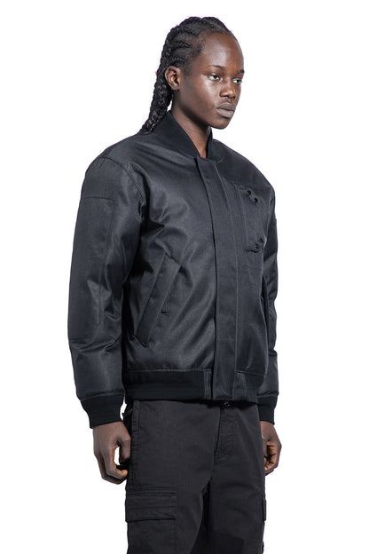 STONE ISLAND MAN BLACK JACKETS