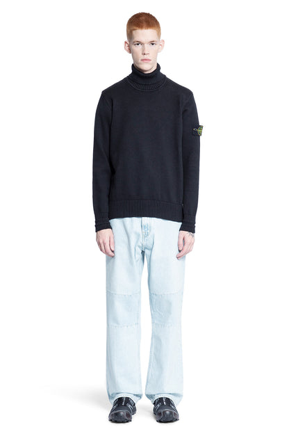 STONE ISLAND MAN BLACK KNITWEAR