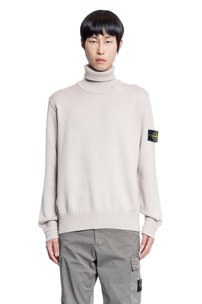 STONE ISLAND MAN BEIGE KNITWEAR