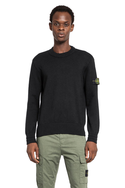 Antonioli STONE ISLAND MAN BLACK KNITWEAR