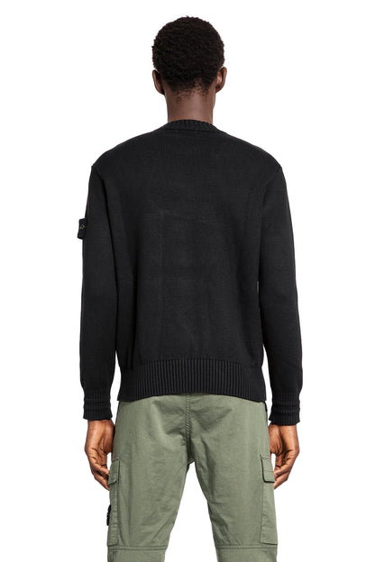 STONE ISLAND MAN BLACK KNITWEAR