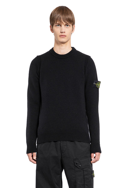 Antonioli STONE ISLAND MAN BLACK KNITWEAR