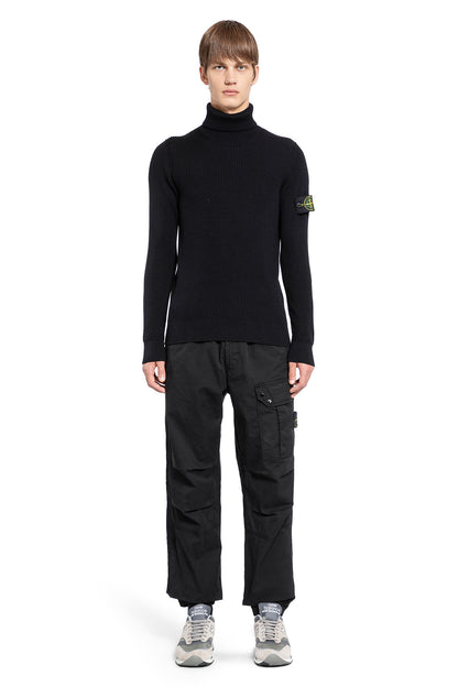 STONE ISLAND MAN BLACK KNITWEAR