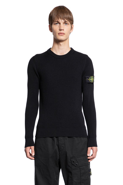 Antonioli STONE ISLAND MAN BLACK KNITWEAR