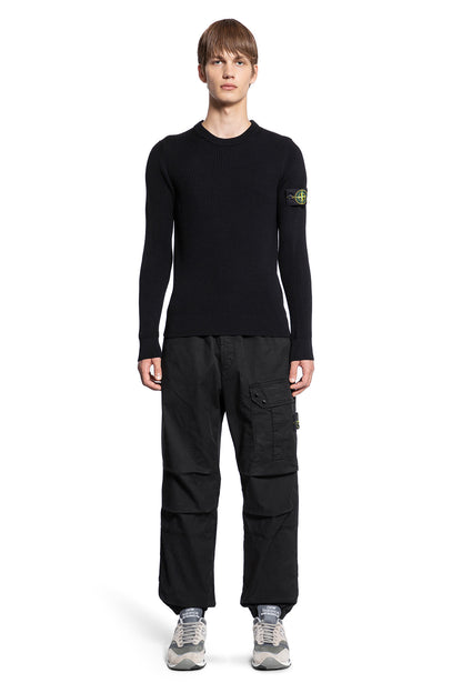 STONE ISLAND MAN BLACK KNITWEAR