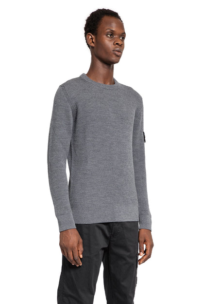 STONE ISLAND MAN GREY KNITWEAR