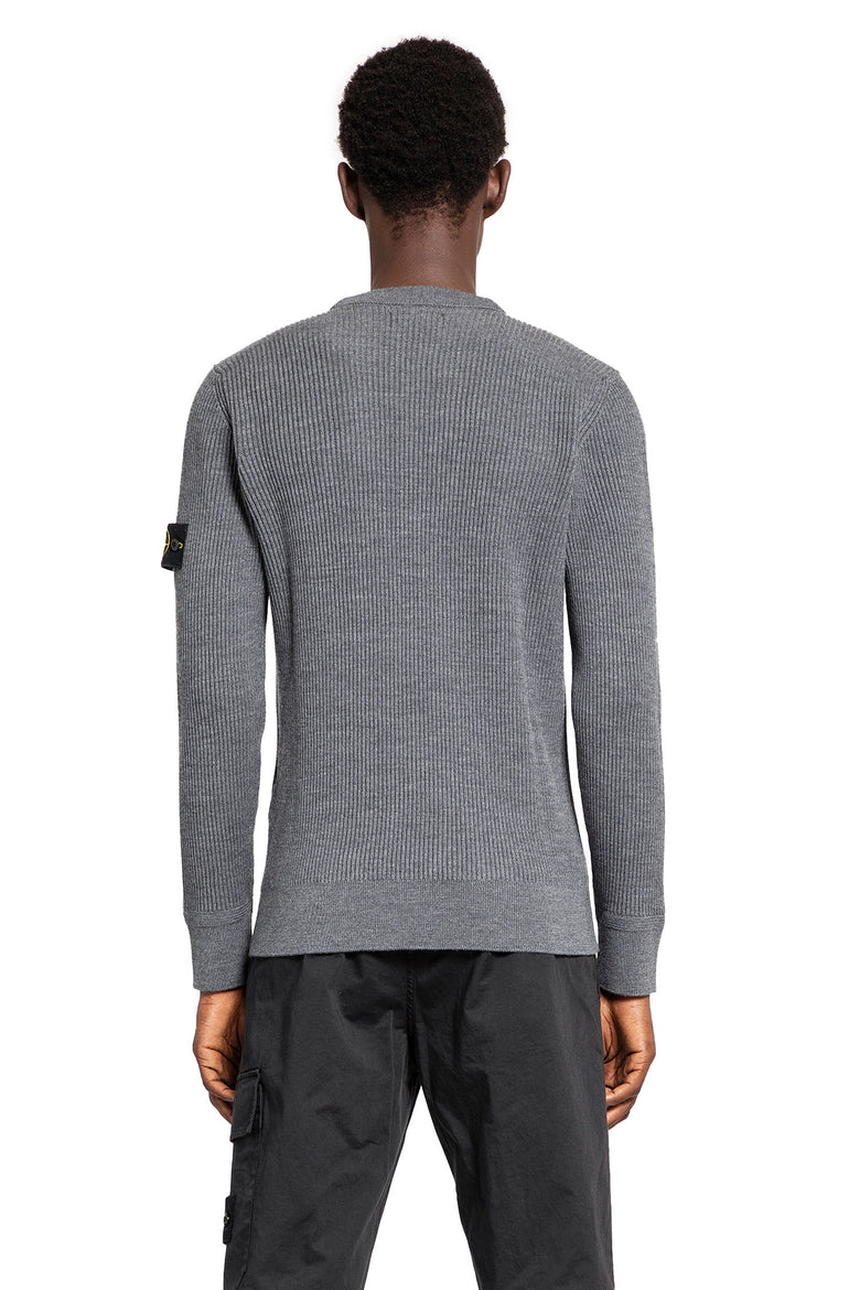 STONE ISLAND MAN GREY KNITWEAR