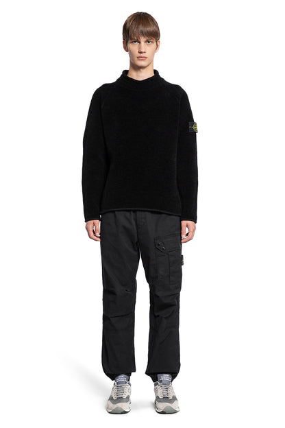 STONE ISLAND MAN BLACK KNITWEAR