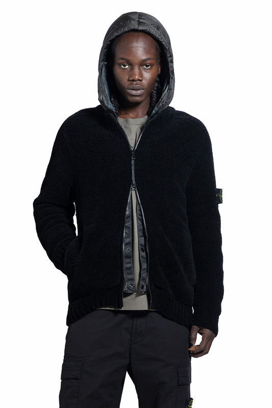 STONE ISLAND MAN BLACK KNITWEAR