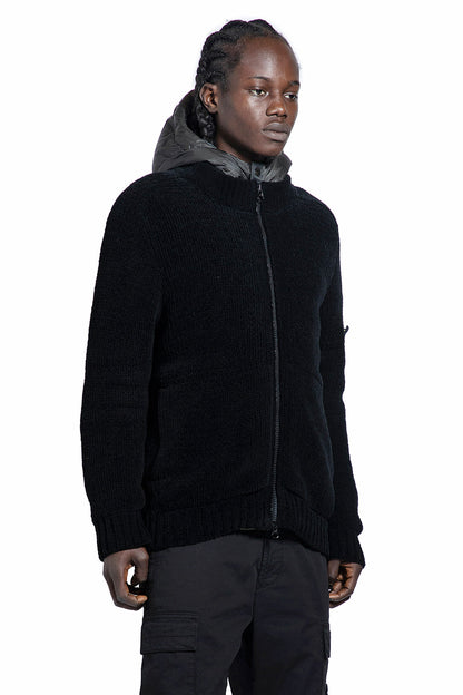 STONE ISLAND MAN BLACK KNITWEAR