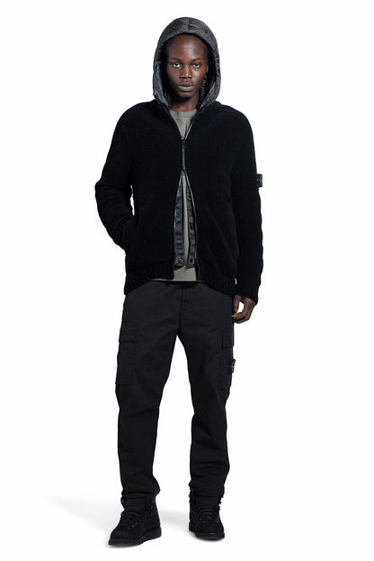 STONE ISLAND MAN BLACK KNITWEAR