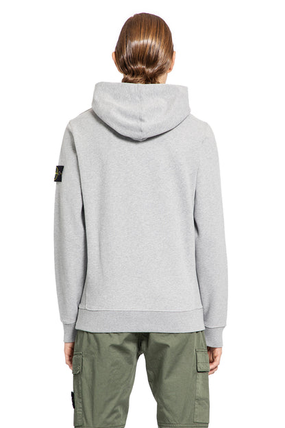 STONE ISLAND MAN GREY SWEATSHIRTS