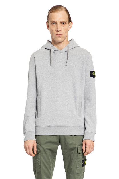 STONE ISLAND MAN GREY SWEATSHIRTS