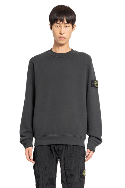 STONE ISLAND MAN GREY SWEATSHIRTS