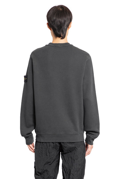 STONE ISLAND MAN GREY SWEATSHIRTS