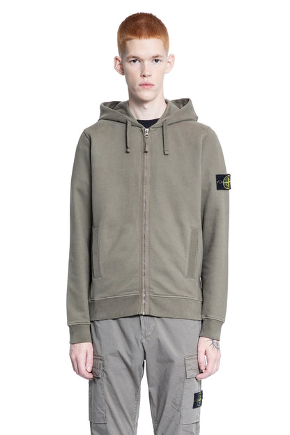 Antonioli STONE ISLAND MAN GREEN SWEATSHIRTS