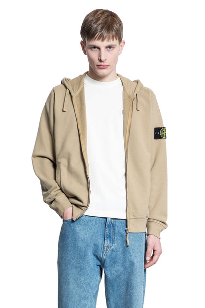 STONE ISLAND MAN BEIGE SWEATSHIRTS