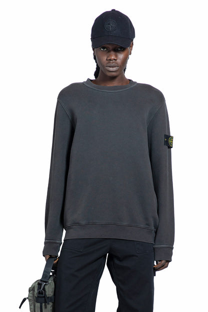 STONE ISLAND MAN GREY SWEATSHIRTS