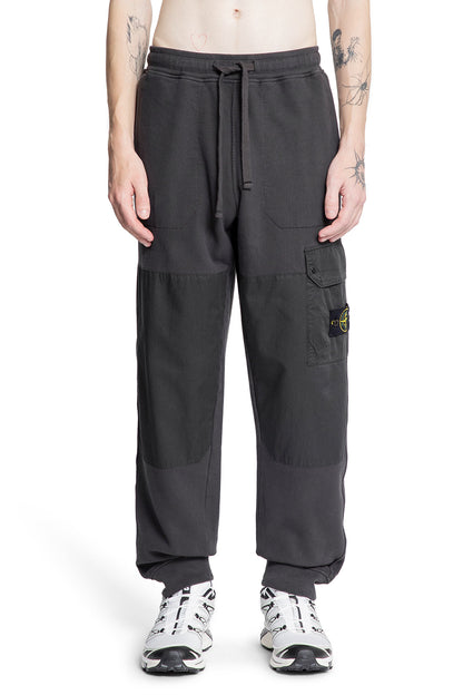 STONE ISLAND MAN GREY TROUSERS