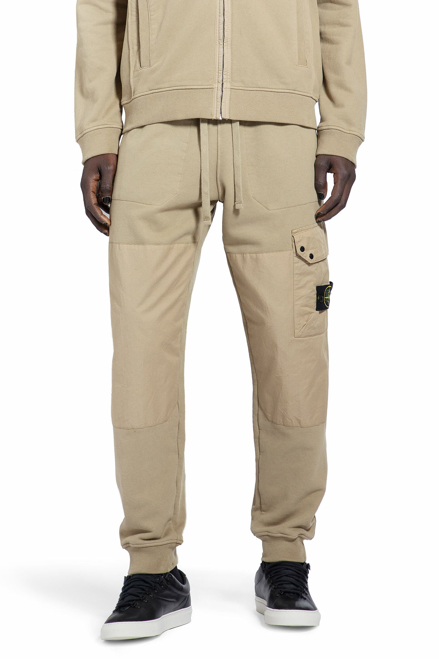 STONE ISLAND MAN BEIGE TROUSERS