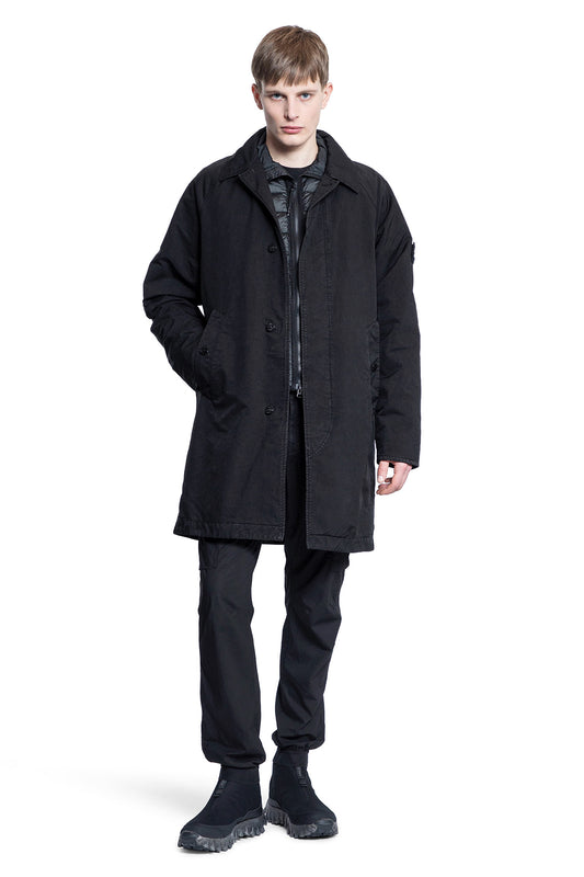 STONE ISLAND MAN BLACK COATS