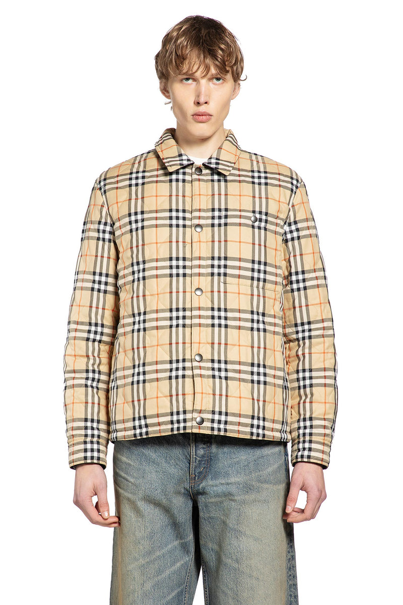 BURBERRY Quilted Nylon Overshirt man