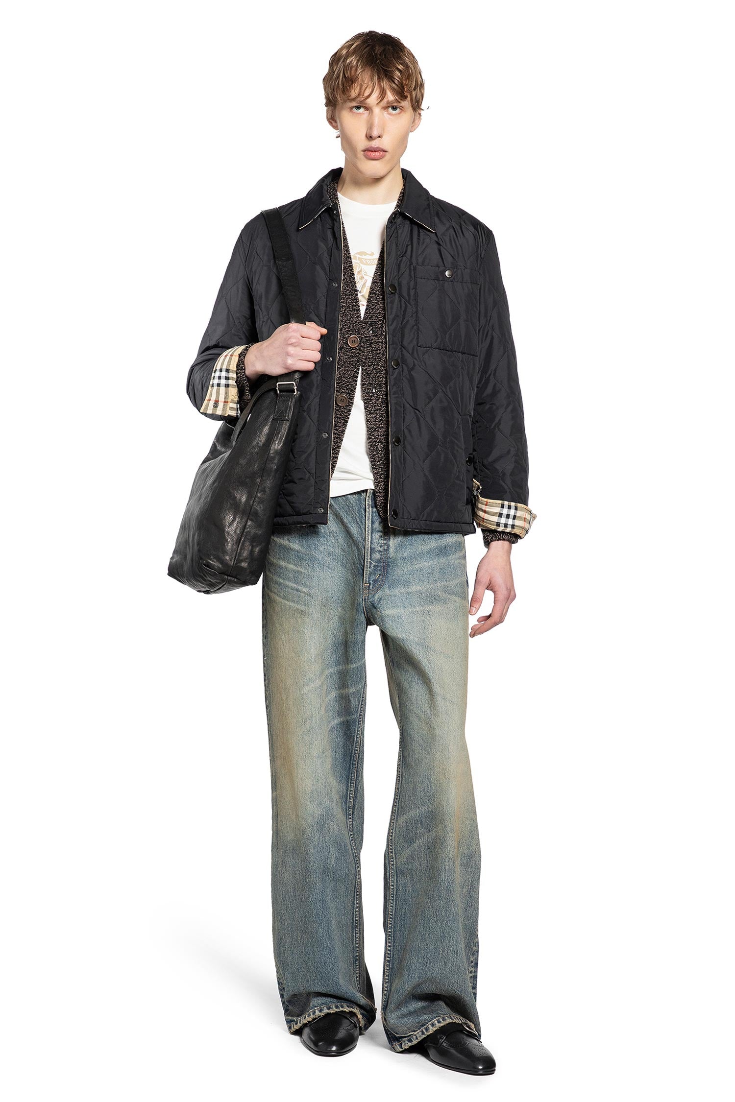 Quilted Nylon Overshirt