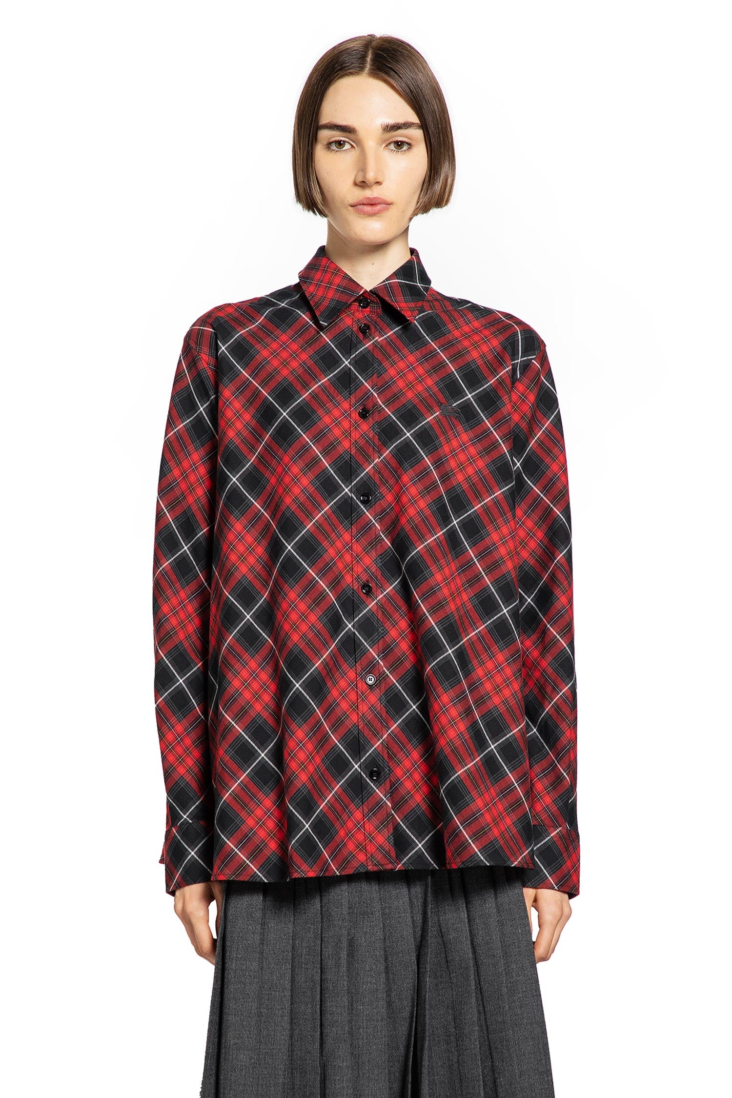 BURBERRY WOMAN RED SHIRTS