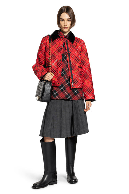 BURBERRY WOMAN RED SHIRTS