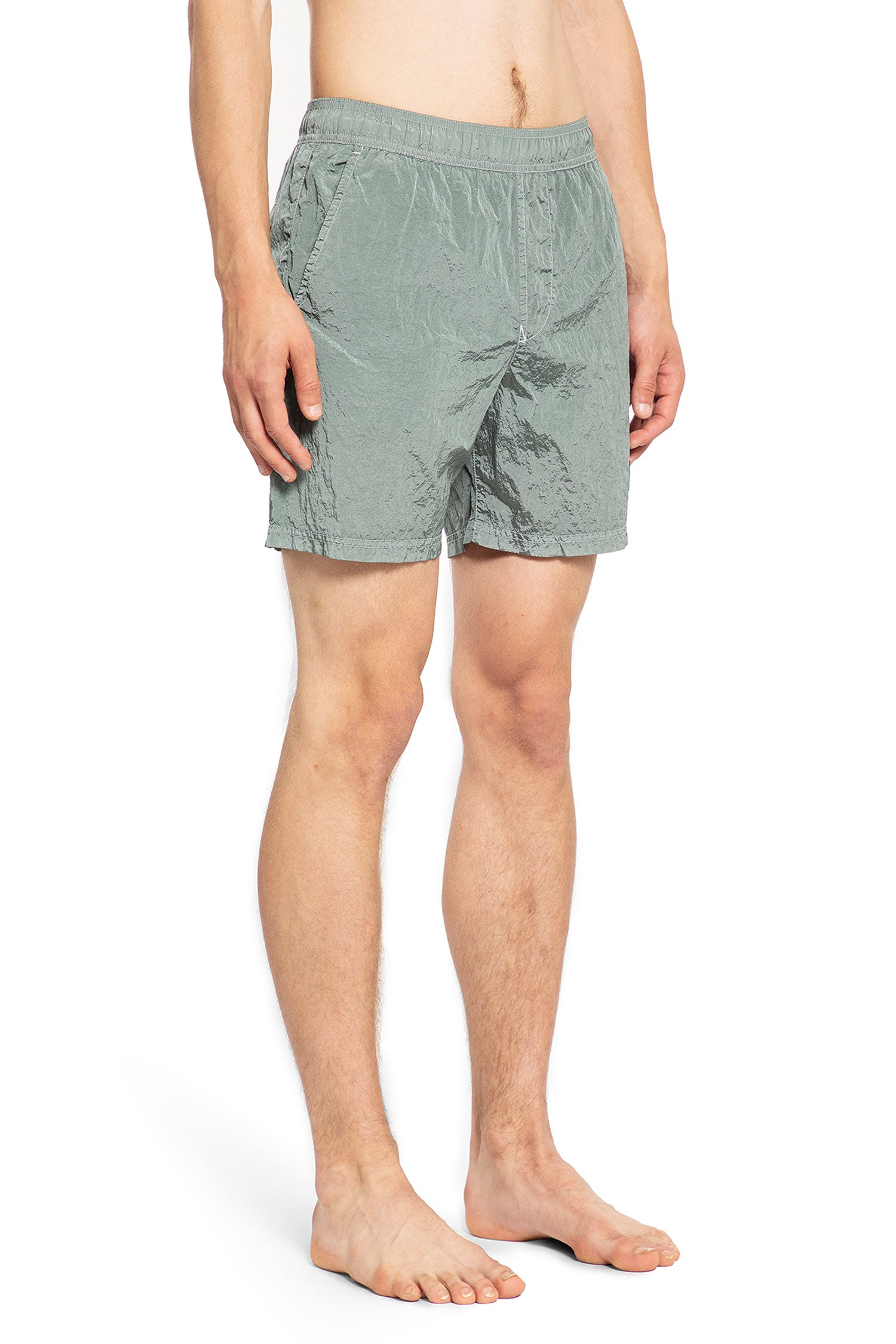 STONE ISLAND MAN GREY SWIMWEAR