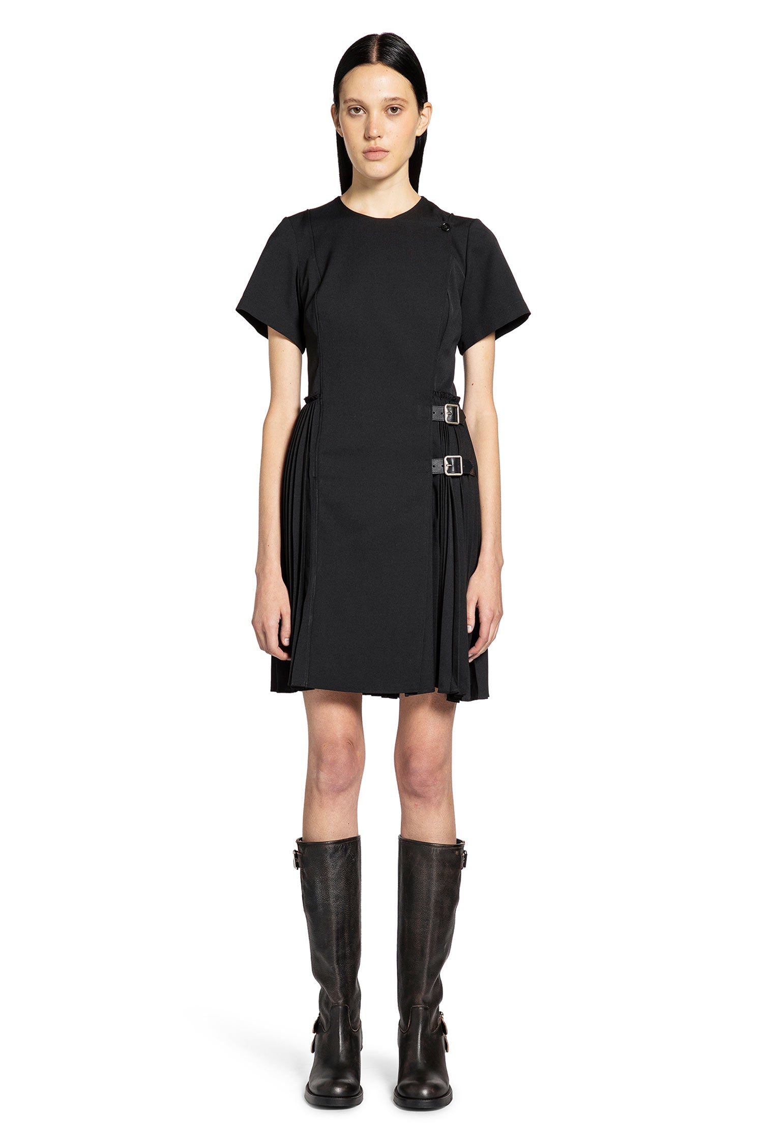 Wool Blend Kilt dress