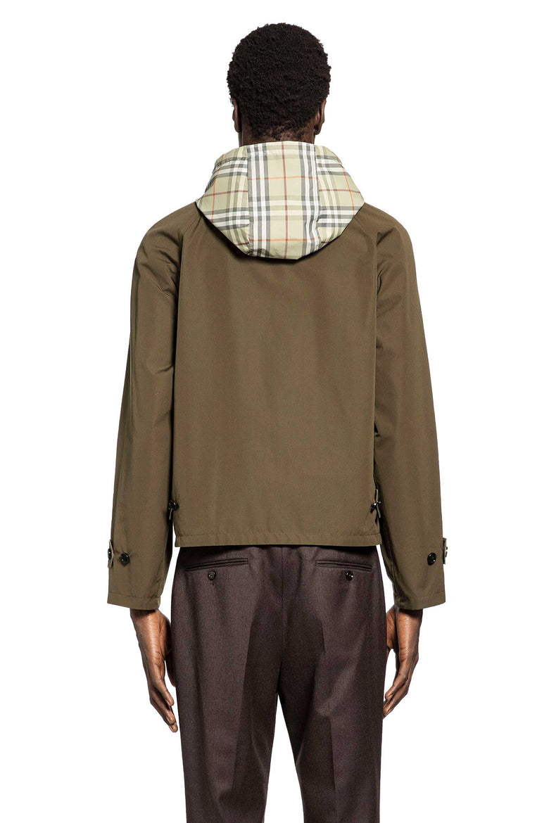 BURBERRY Reversible Check Cotton Jacket man