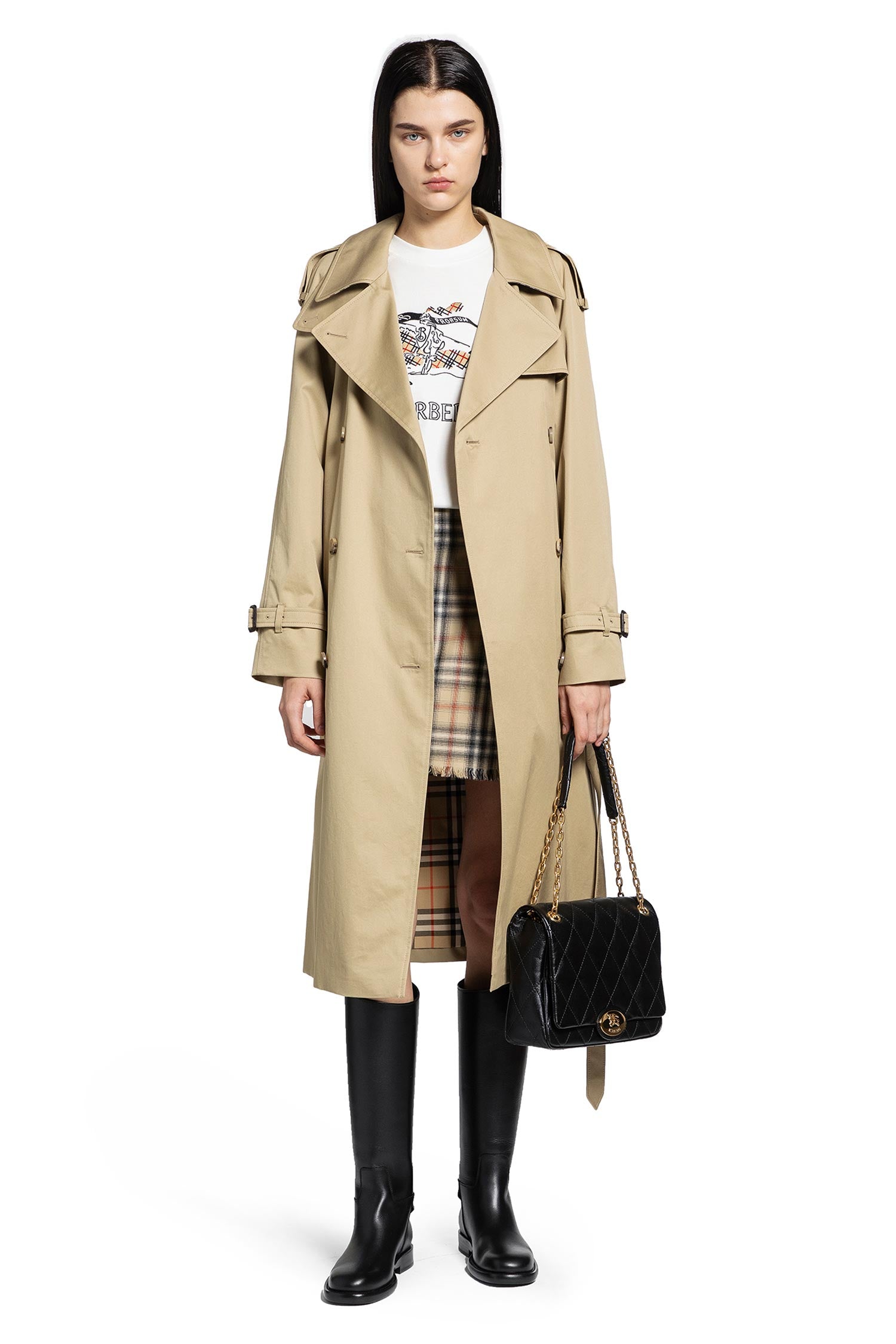 Check Wool Mini Kilt